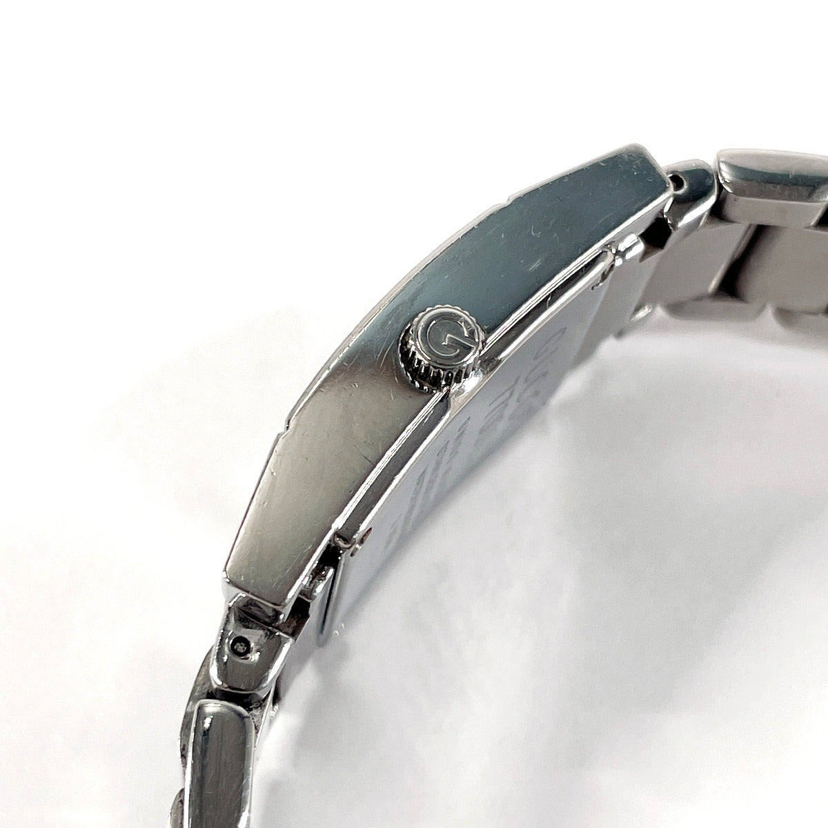 GUCCI Watches 7700L Stainless Steel/Stainless Steel Silver