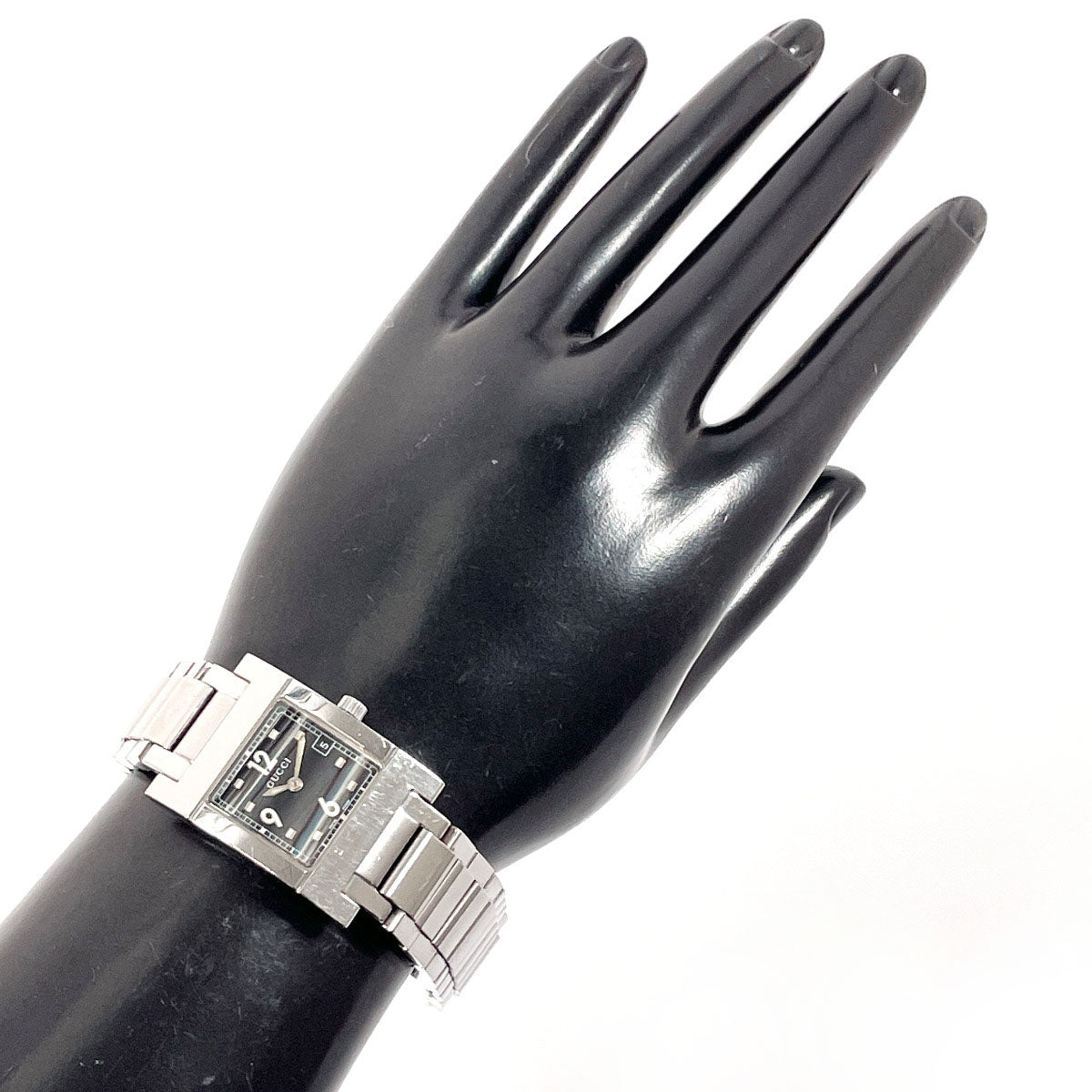 GUCCI Watches 7700L Stainless Steel/Stainless Steel Silver