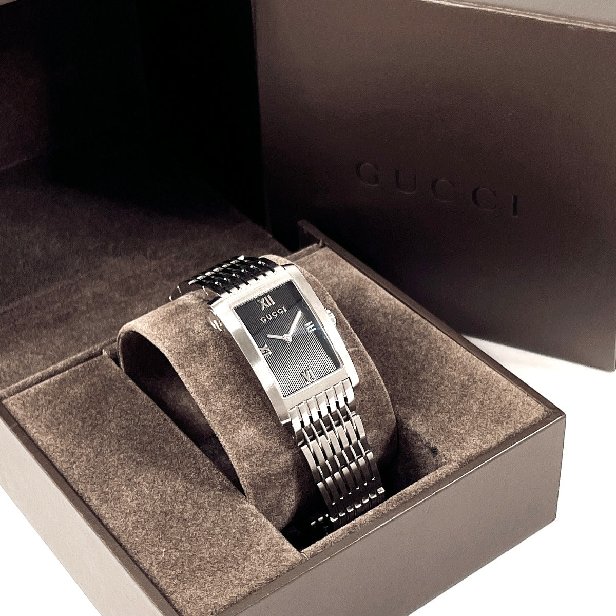 GUCCI Watches 8600J Stainless Steel/Stainless Steel Silver unisex