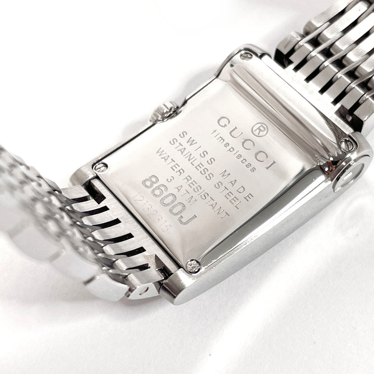 GUCCI Watches 8600J Stainless Steel/Stainless Steel Silver unisex