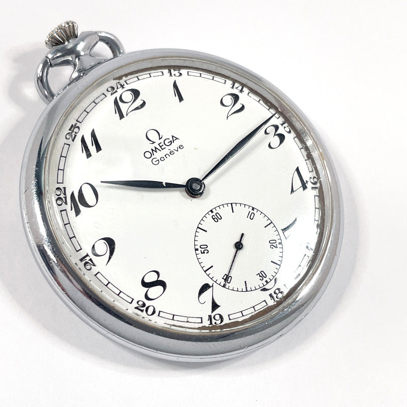 OMEGA Pocket watch Geneva Stainless Steel Silver mens Used