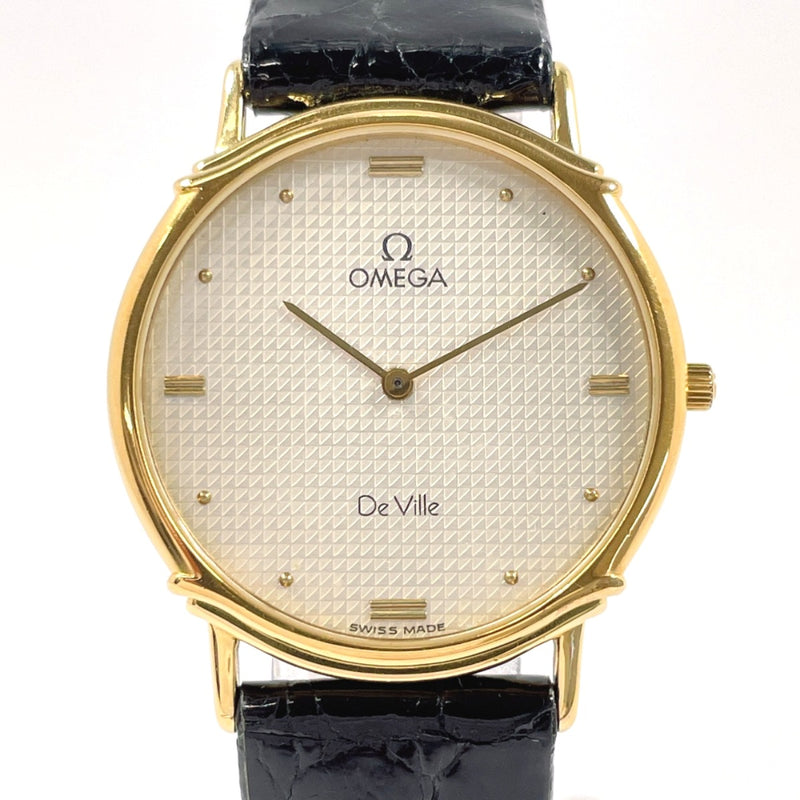 OMEGA Watches 1910226 De Ville Gold Plated/leather gold gold Women Second hand