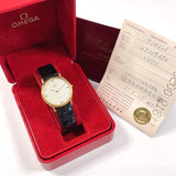 OMEGA Watches 1910226 De Ville Gold Plated/leather gold gold Women Second hand