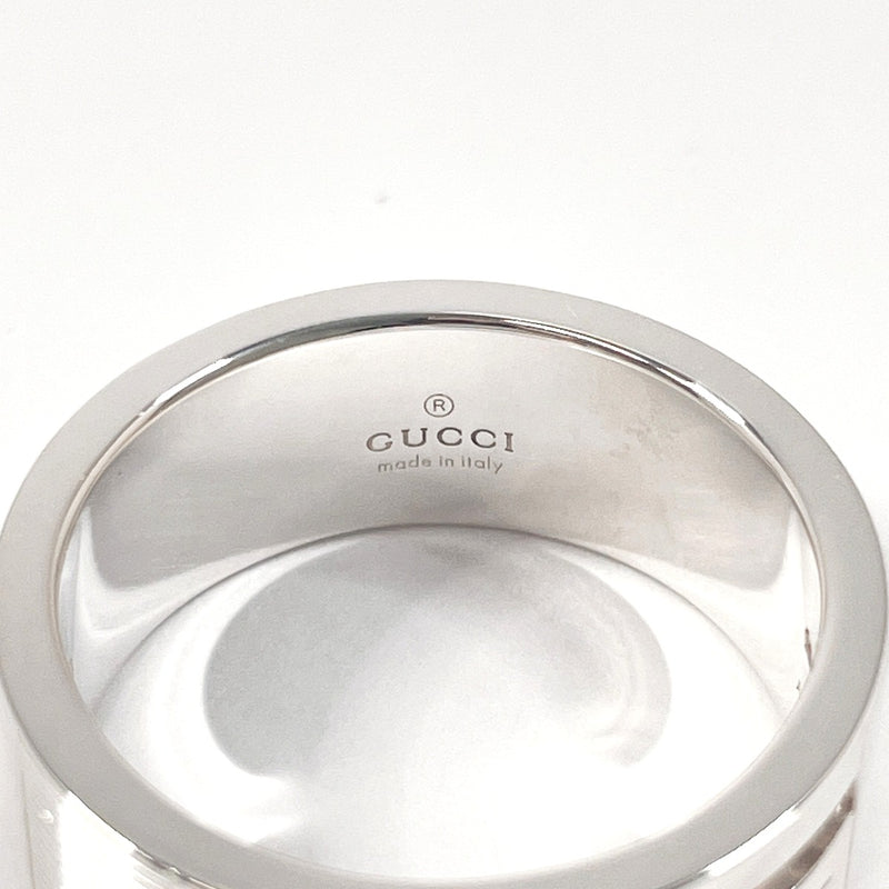 GUCCI Ring Branded Cutout G Silver925 #US 8 Silver mens Second hand