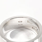 GUCCI Ring Branded Cutout G Silver925 #US 8 Silver mens Second hand