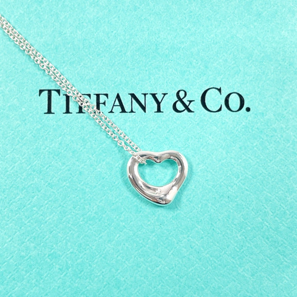 TIFFANY&Co. Necklace Open heart Elsa Peretti Silver925 Silver Women Second hand