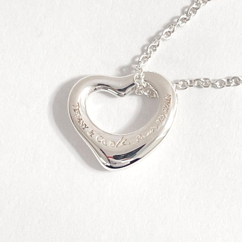 TIFFANY&Co. Necklace Open heart Elsa Peretti Silver925 Silver Women Second hand