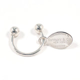 TIFFANY&Co. key ring Oval Tag Keyring Return to Silver925 Silver unisex Second hand