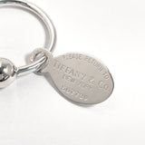 TIFFANY&Co. key ring Oval Tag Keyring Return to Silver925 Silver unisex Second hand