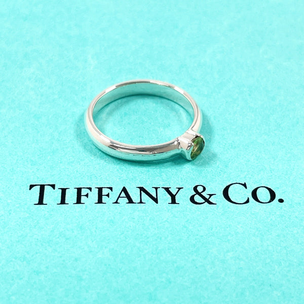 TIFFANY&Co. Ring Silver925/Peridot #US 5 3/4 Silver Women Second hand