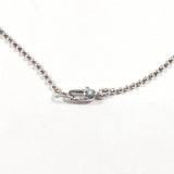 GUCCI Necklace Oval tag Ball chain Silver925 Silver unisex Second hand