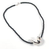 Georg Jensen Necklace Bird Hans Hansen Silver925/Hematite Silver Silver Women Second hand