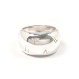 CHANEL Ring logo Silver925 #15.5(JP Size) Silver Women Used