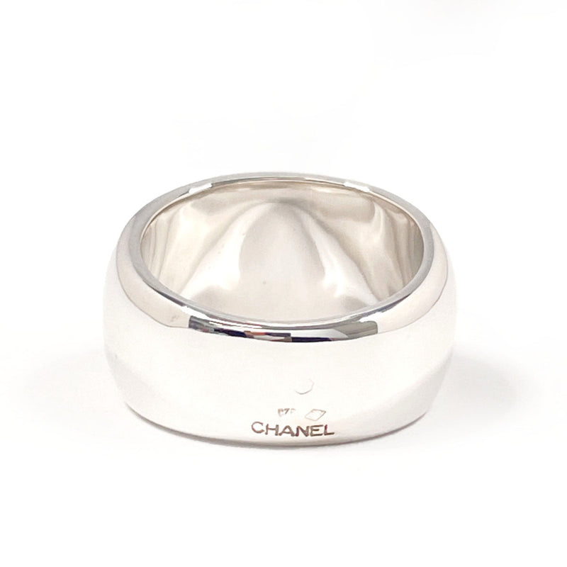 CHANEL Ring logo Silver925 #15.5(JP Size) Silver Women Used