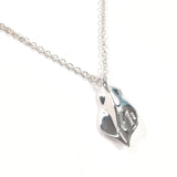TIFFANY & CO. Necklace Leaf Sterling Silver 925 vintage accessory Women