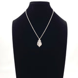 TIFFANY & CO. Necklace Leaf Sterling Silver 925 vintage accessory Women