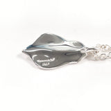 TIFFANY & CO. Necklace Leaf Sterling Silver 925 vintage accessory Women
