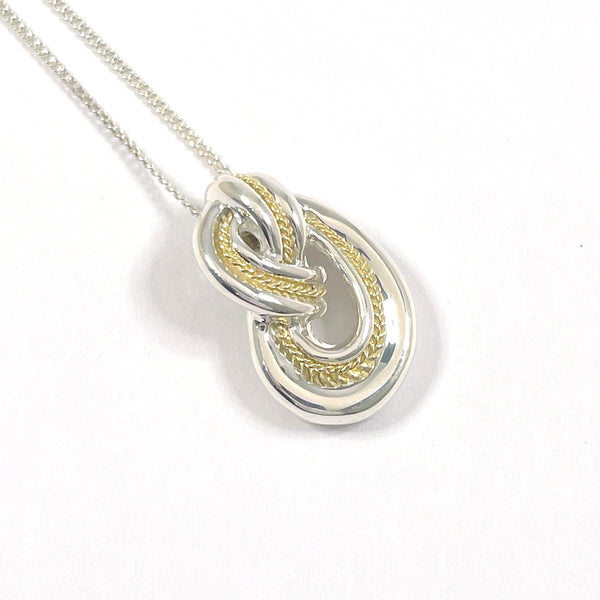 TIFFANY&Co. Necklace twisted knot rope Silver925/K18 yellow gold Silver Women Second hand