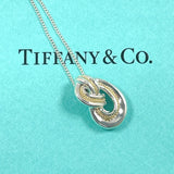 TIFFANY&Co. Necklace twisted knot rope Silver925/K18 yellow gold Silver Women Second hand