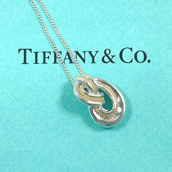 TIFFANY&Co. Necklace twisted knot rope Silver925/K18 yellow gold Silver Women Second hand