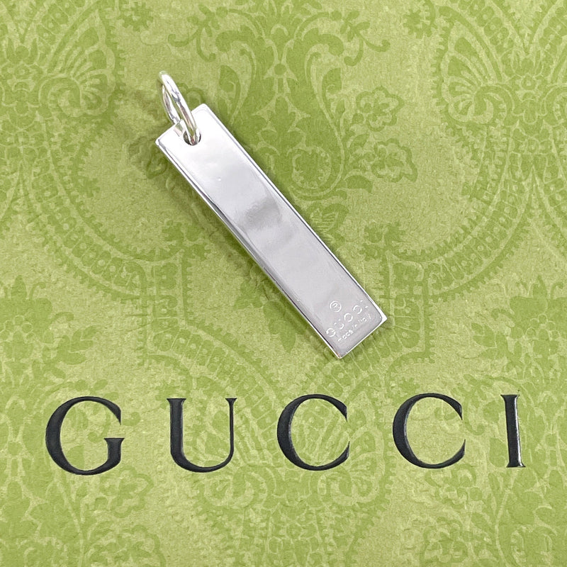 GUCCI Pendant top with logo Silver925 Silver unisex Second hand