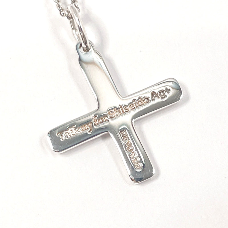 TIFFANY&Co. Necklace Shiseido Ag+ collaboration cross Silver925 Silver unisex Second hand