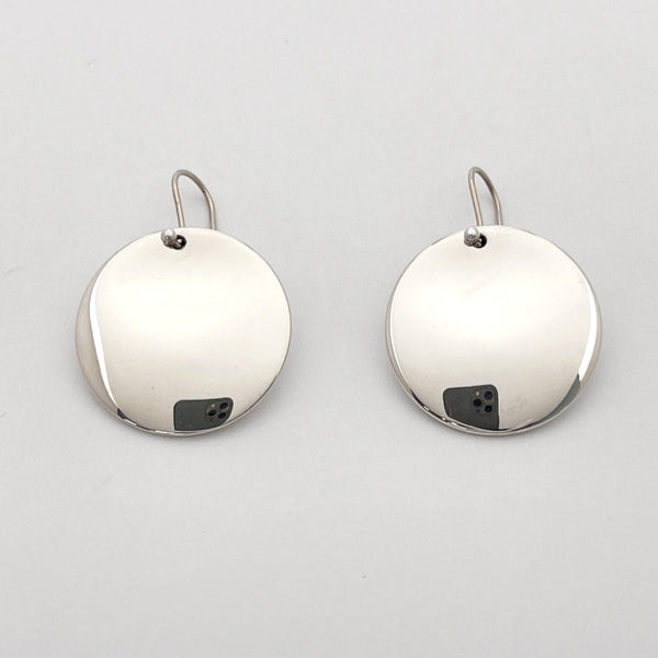 TIFFANY&Co. earring Elsa Peretti round Silver925/14 white gold Silver Women Second hand