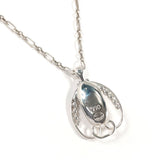 Georg Jensen Necklace Year Pendant 1990 Heritage Collection Silver925 Silver unisex Second hand