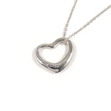 TIFFANY&Co. Necklace Open heart Elsa Peretti Silver925 Silver Women Second hand