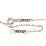 TIFFANY&Co. Necklace Open heart Elsa Peretti Silver925 Silver Women Second hand