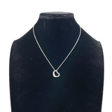 TIFFANY&Co. Necklace Open heart Elsa Peretti Silver925 Silver Women Second hand