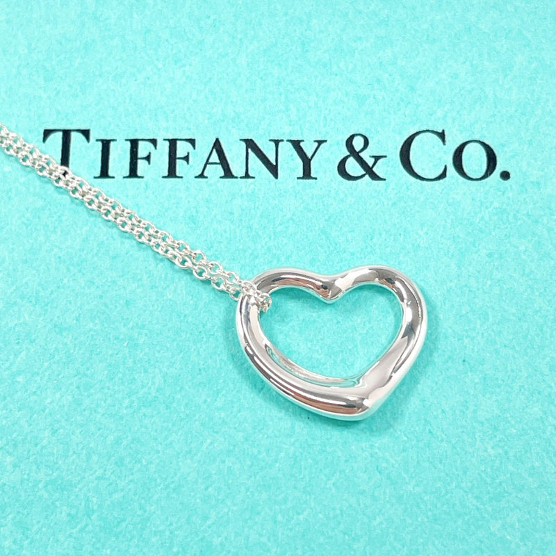 TIFFANY&Co. Necklace Open heart Elsa Peretti Silver925 Silver Women Second hand