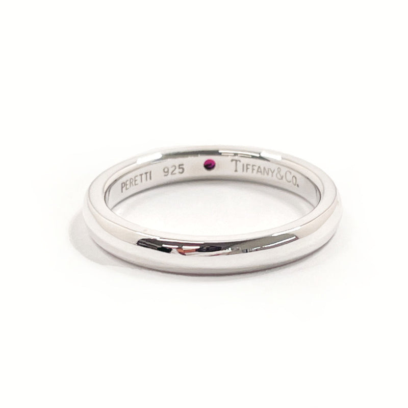 TIFFANY&Co. Ring Stacking band Elsa Peretti Silver925/Ruby #US 4 3/4 Silver Women Second hand