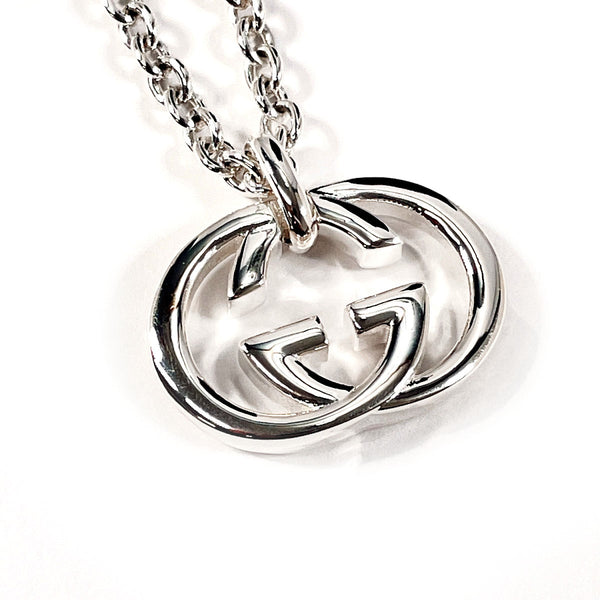 GUCCI Necklace Interlocking G GGSilver Brit Silver925 Silver unisex Second hand