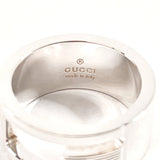 GUCCI Ring Branded Cutout G Silver925 #US 4 1/4 Silver Women Second hand