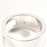 GUCCI Ring Branded Cutout G Silver925 #US 4 1/4 Silver Women Second hand