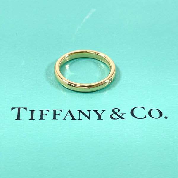 TIFFANY&Co. Ring Stacking band ring Elsa Peretti K18 yellow gold/diamond #US 5 1/4 gold Women Second hand