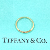 TIFFANY&Co. Ring knife edge band ring K18 yellow gold #US 3 1/4 gold Women Used