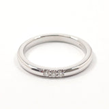 TIFFANY&Co. Ring Wedding band ring Pt950Platinum/diamond #6.5(JP Size) Silver Women Used