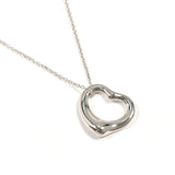 TIFFANY&Co. Necklace Open heart Elsa Peretti Silver925 Silver Women Second hand