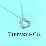 TIFFANY&Co. Necklace Open heart Elsa Peretti Silver925 Silver Women Second hand