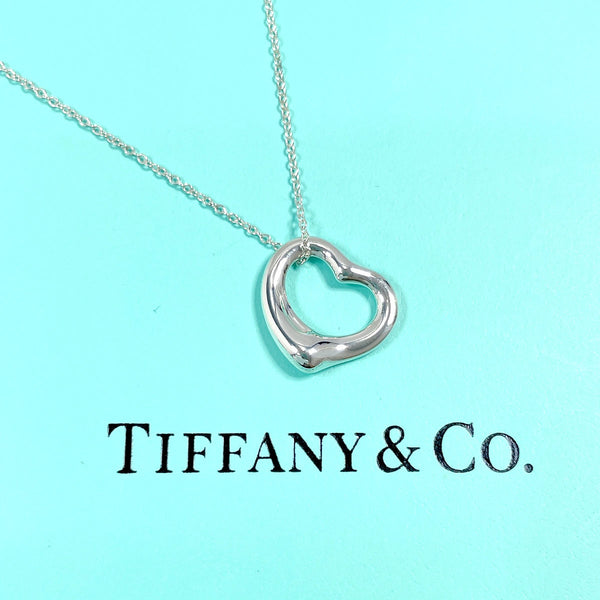 TIFFANY&Co. Necklace Open heart Elsa Peretti Silver925 Silver Women Second hand