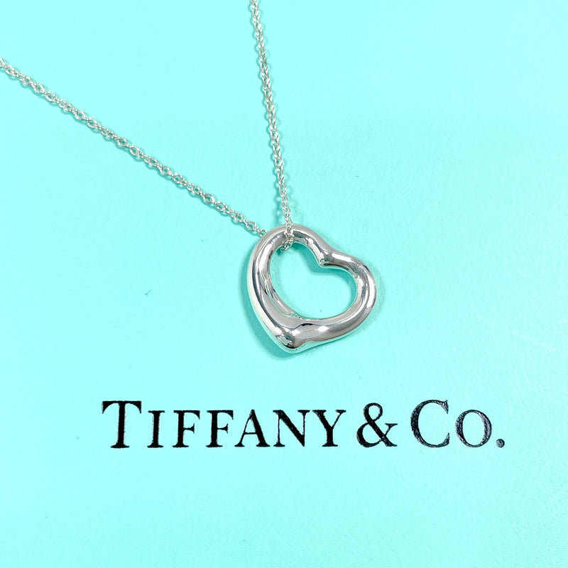 TIFFANY&Co. Necklace Open heart Elsa Peretti Silver925 Silver Women Second hand