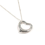 TIFFANY&Co. Necklace Open heart Elsa Peretti Silver925 Silver Women Second hand