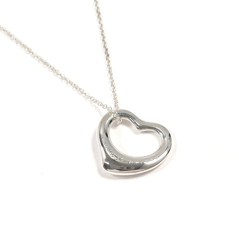 TIFFANY&Co. Necklace Open heart Elsa Peretti Silver925 Silver Women Second hand