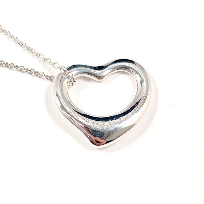 TIFFANY&Co. Necklace Open heart Elsa Peretti Silver925 Silver Women Second hand