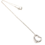 TIFFANY&Co. Necklace Open heart Elsa Peretti Silver925 Silver Women Second hand