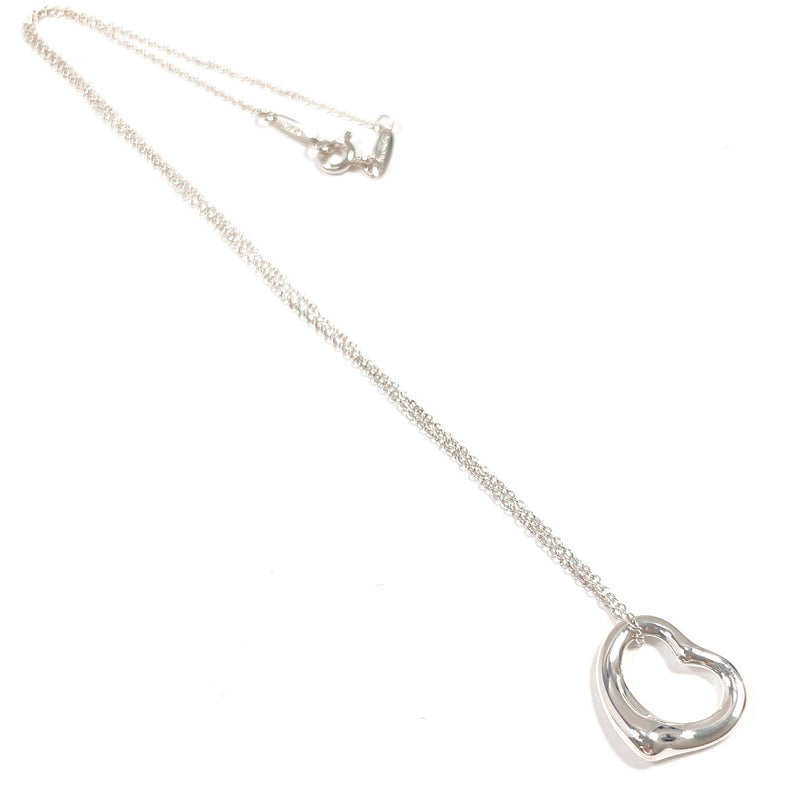 TIFFANY&Co. Necklace Open heart Elsa Peretti Silver925 Silver Women Second hand