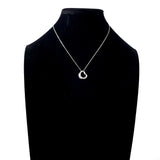 TIFFANY&Co. Necklace Open heart Elsa Peretti Silver925 Silver Women Second hand