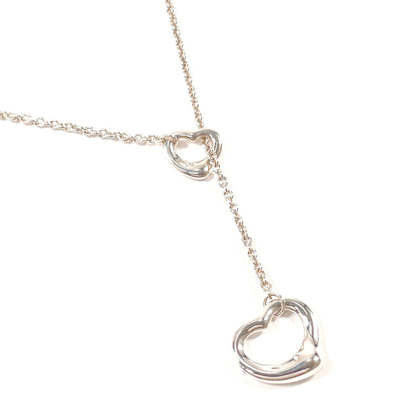 TIFFANY&Co. Necklace Double Open Heart Lariat Elsa Peretti Silver925 Silver Women Second hand
